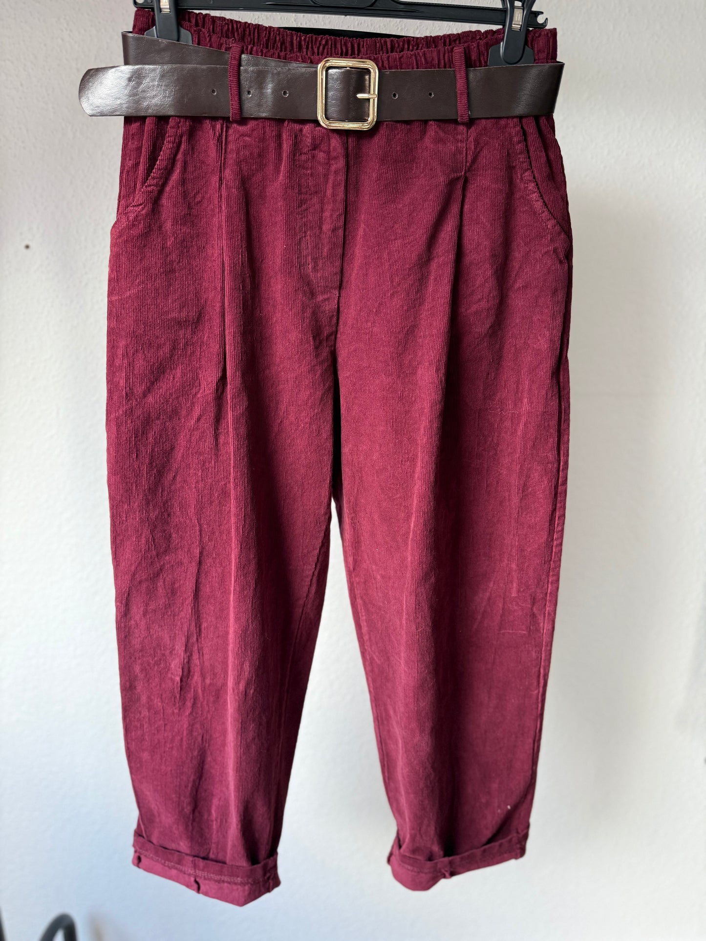 Cord Hose Bordeaux