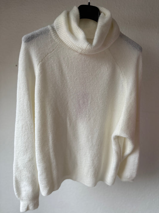 Weicher Rollkragenpullover ,,Baby Alpaca“ Creme