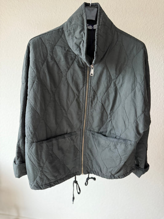 Steppjacke grau