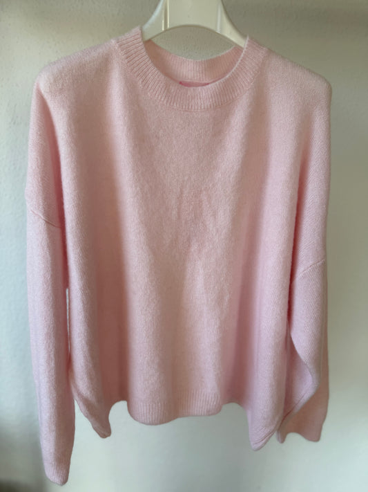Weicher Pullover ,,Baby Alpaca“ rosa