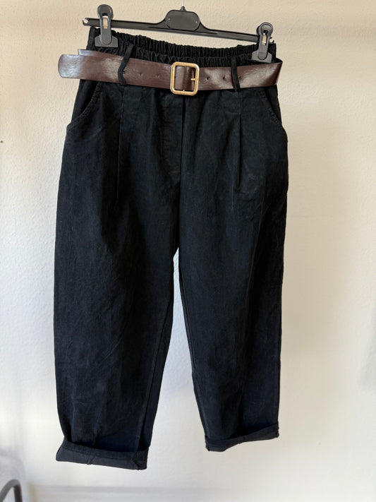 Cord Hose schwarz