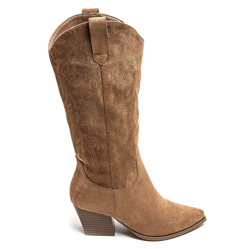 Cowboystiefel Kamel