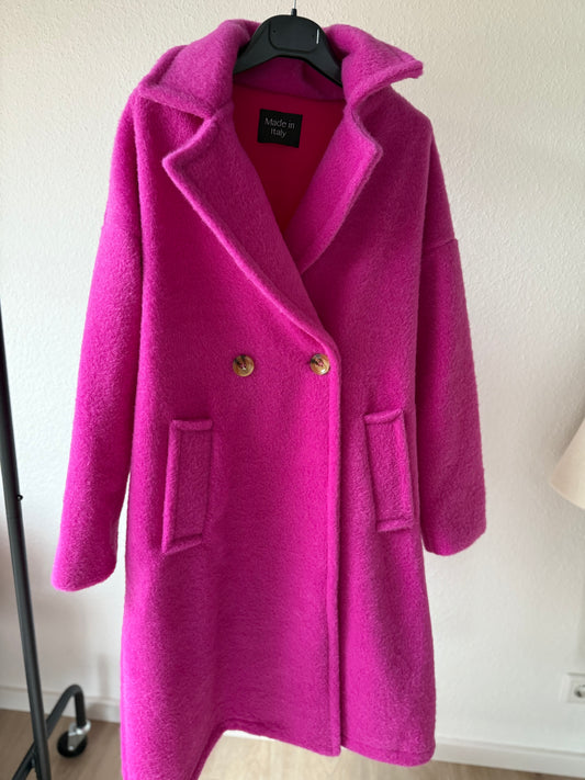 Weicher Mantel pink