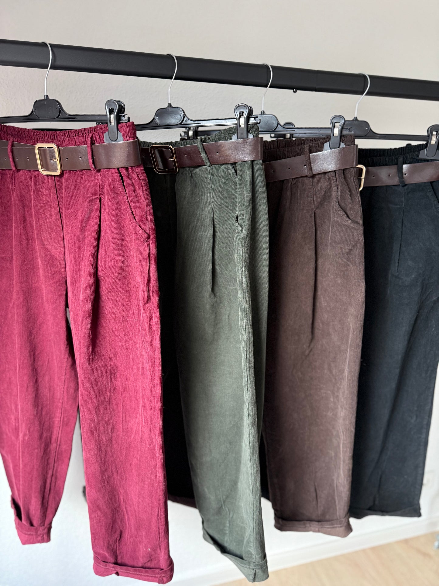 Cord Hose Bordeaux