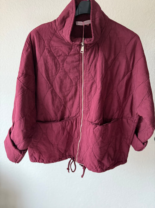 Steppjacke bordeaux