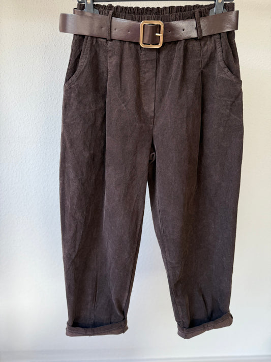 Cord Hose braun