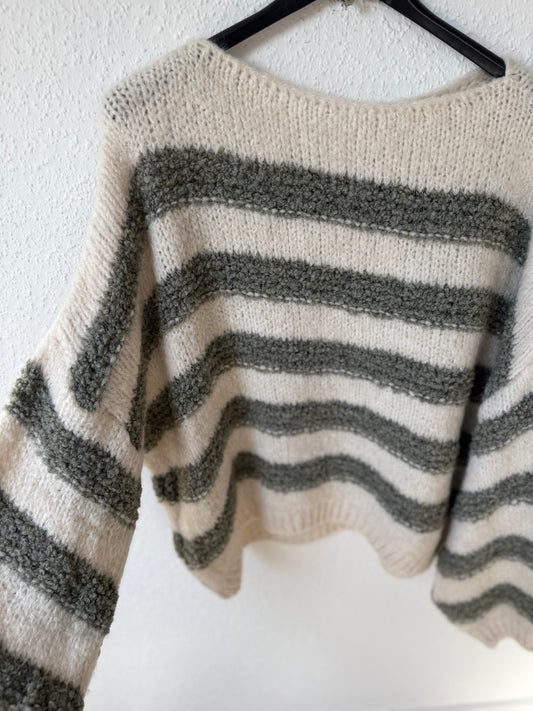 Kuschelig weicher Pullover Khaki