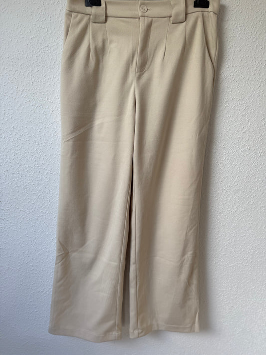 Stoffhose Beige