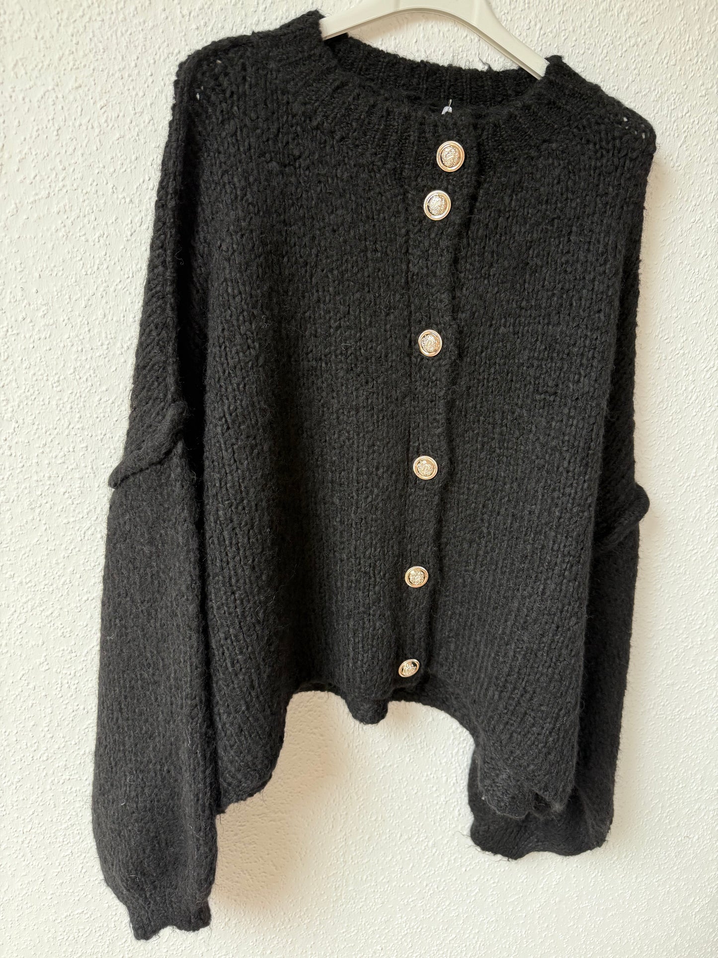 Strickjacke schwarz