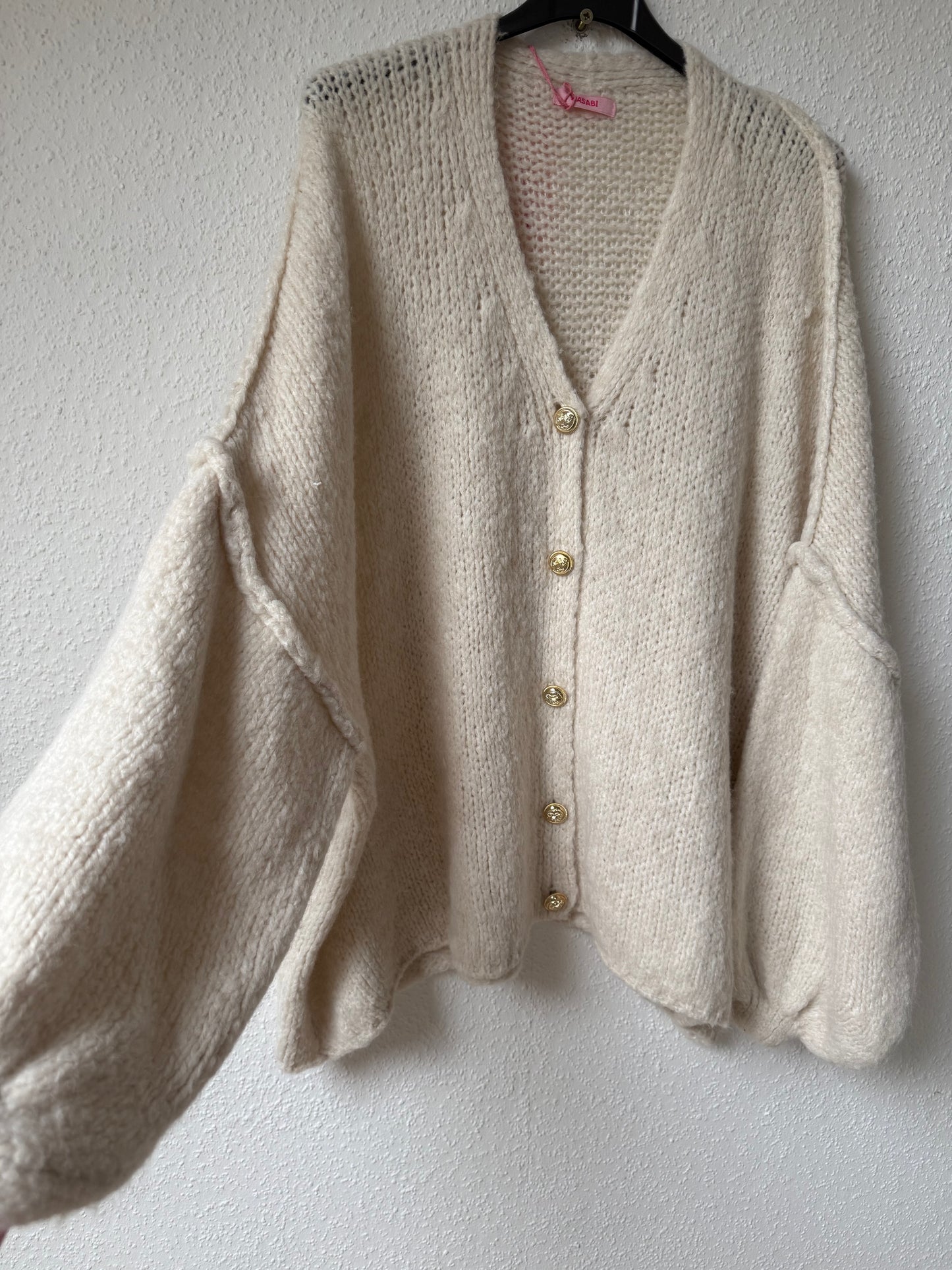 Lange Oversize Strickjacke
