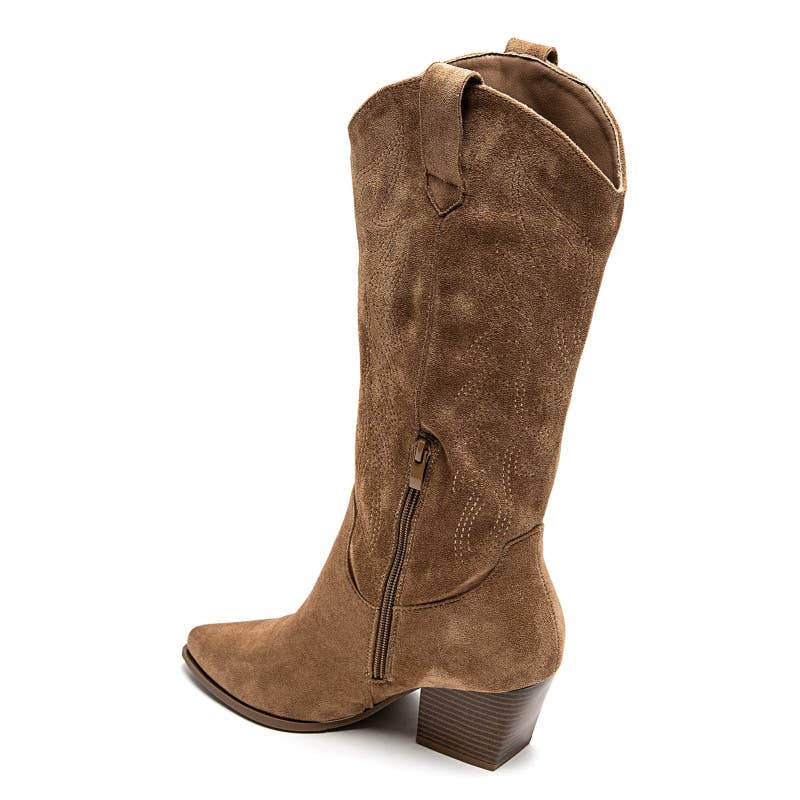 Cowboystiefel Kamel
