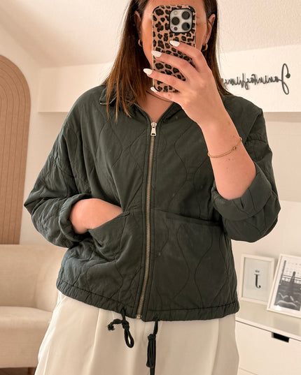 Steppjacke grau