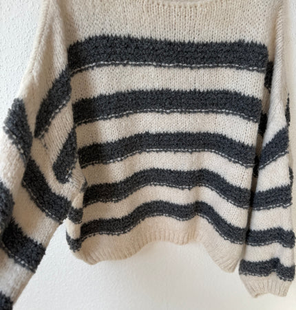 Kuschelig weicher Pullover grau