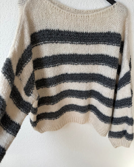 Kuschelig weicher Pullover grau