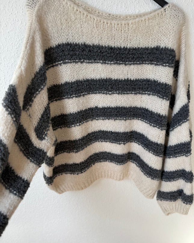 Kuschelig weicher Pullover grau