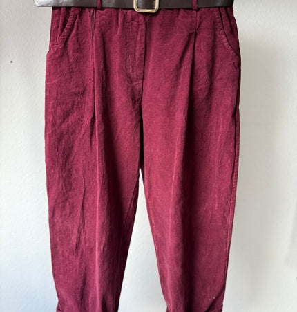 Cord Hose Bordeaux
