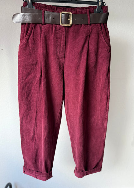 Cord Hose Bordeaux