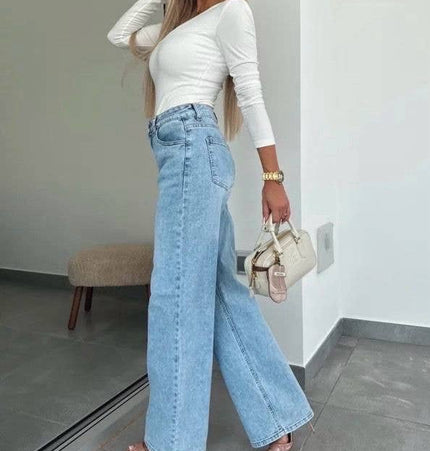 Weit geschnittener Jeans