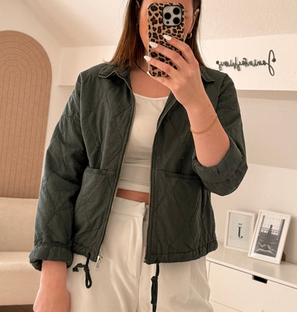 Steppjacke grau