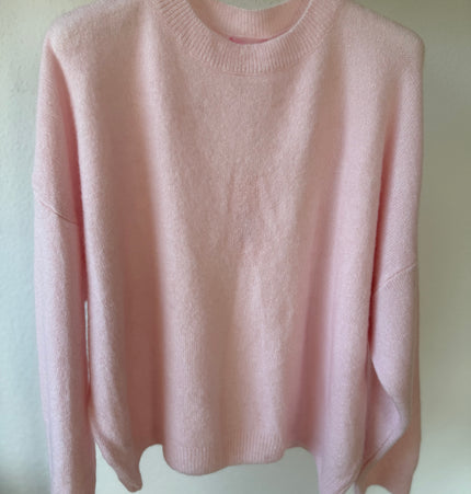 Weicher Pullover ,,Baby Alpaca“ rosa