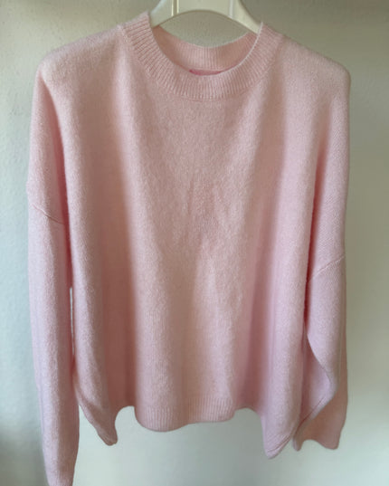 Weicher Pullover ,,Baby Alpaca“ rosa