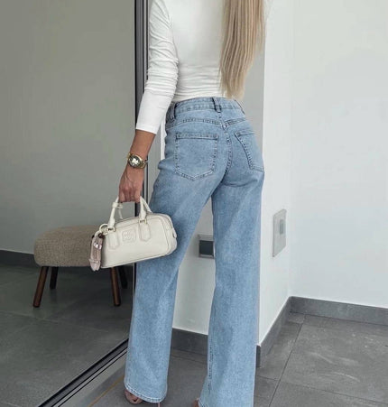 Weit geschnittener Jeans