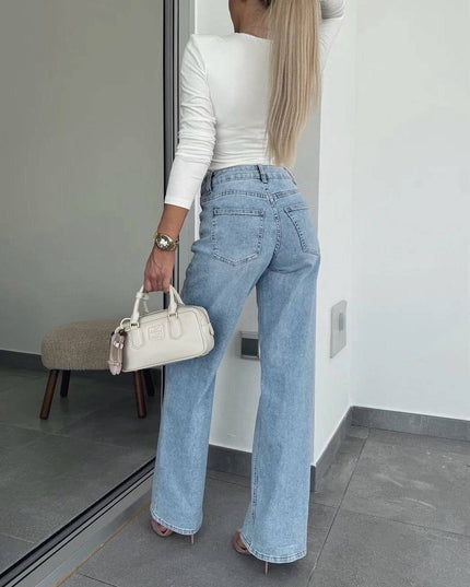 Weit geschnittener Jeans
