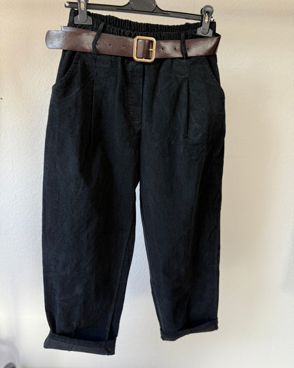 Cord Hose schwarz