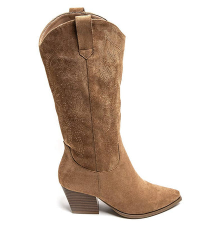 Cowboystiefel Kamel