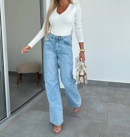 Weit geschnittener Jeans