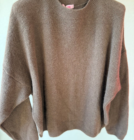 Weicher Pullover,, Baby Alpaca“ braun