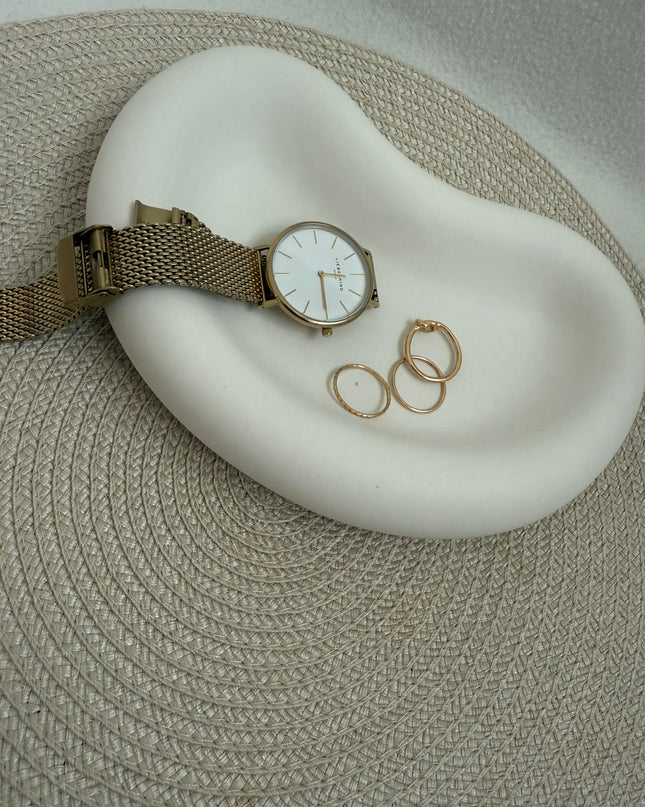 Moderne ovale Schale