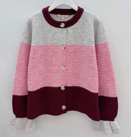 Cardigan rüschen