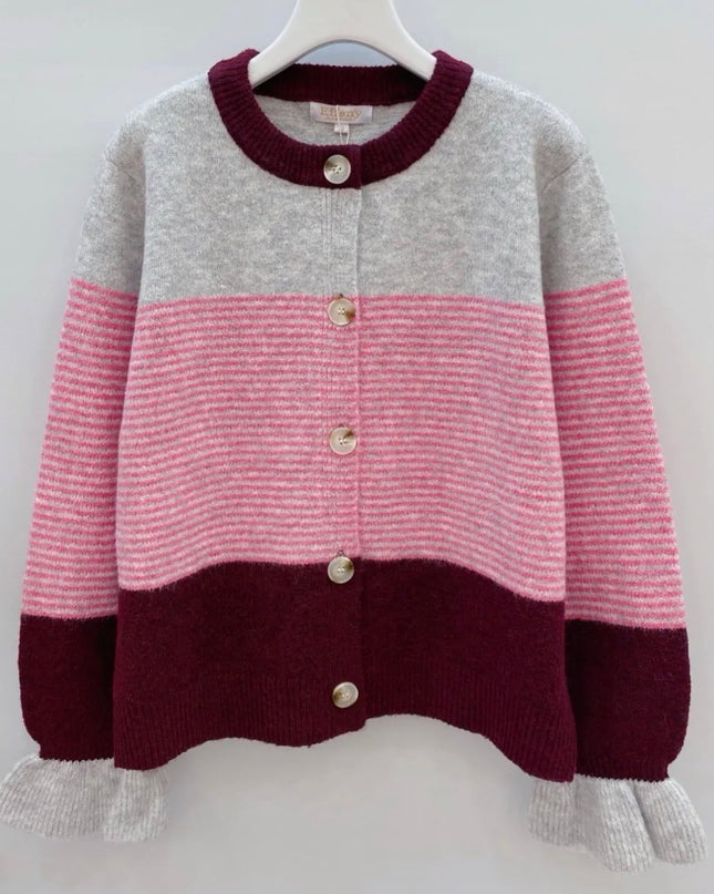 Cardigan rüschen