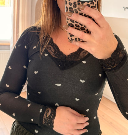 Herzchen Langarmshirt
