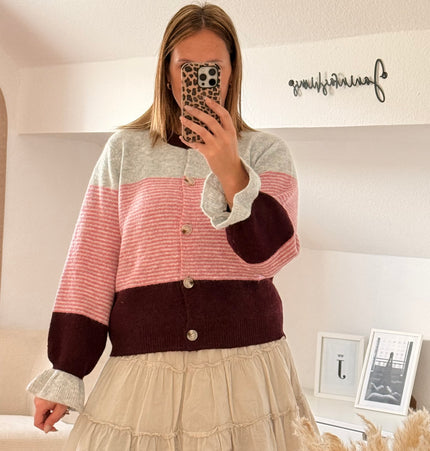 Cardigan rüschen