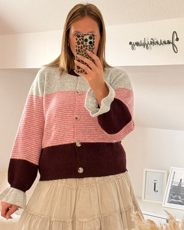 Cardigan rüschen