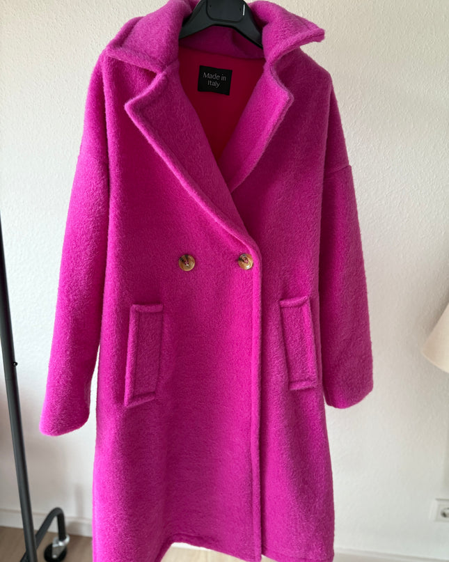 Weicher Mantel pink