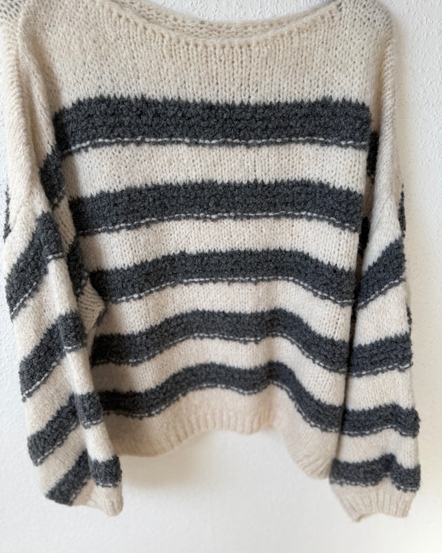 Kuschelig weicher Pullover grau