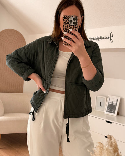 Steppjacke grau