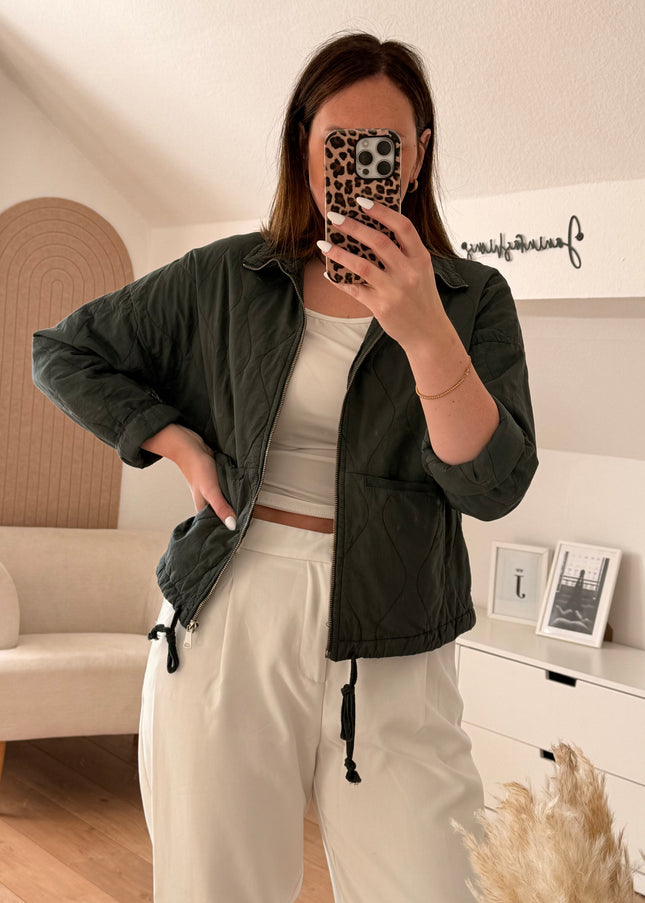 Steppjacke grau