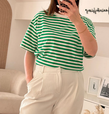 Oversize Tshirt gestreift