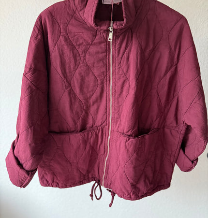 Steppjacke bordeaux