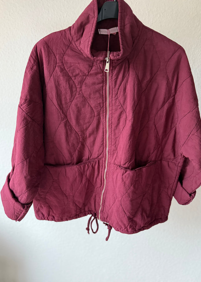 Steppjacke bordeaux