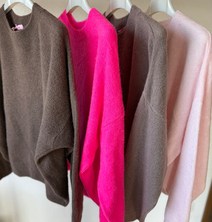 Weicher Pullover ,,Baby Alpaca“ hellbraun