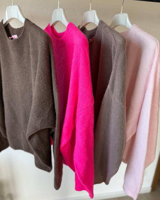 Weicher Pullover ,,Baby Alpaca“ hellbraun