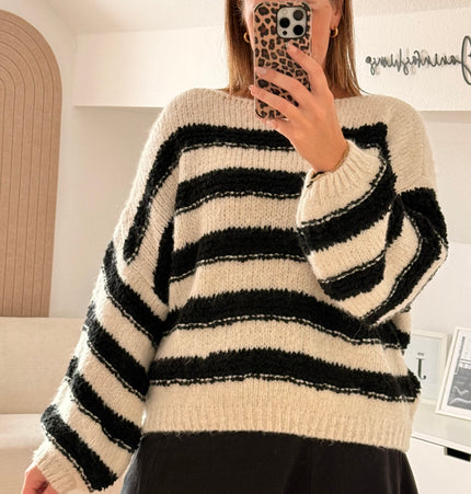 Kuschelig weicher Pullover schwarz