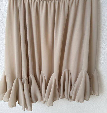 Volant Rock in Beige
