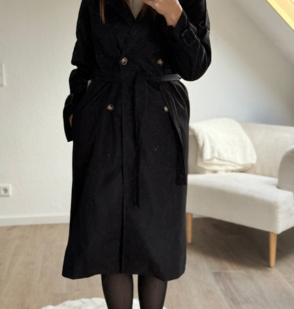Trenchcoat schwarz