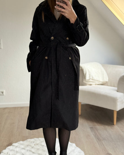 Trenchcoat schwarz